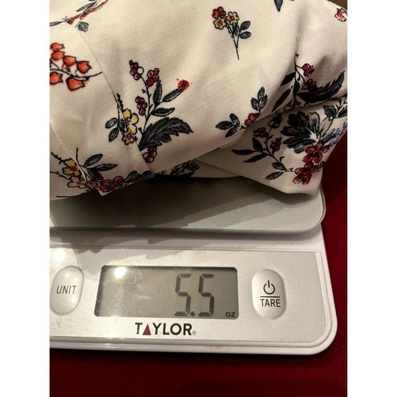 TIMINIG WOMANS FLORAL BLOUSE SHOULDER OPEN HOLLOW SIZE SMALL - Picture 6 of 6